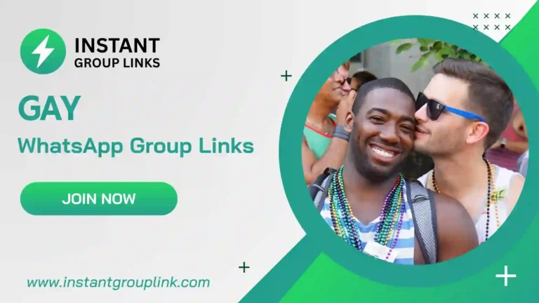 Gay WhatsApp Group Links